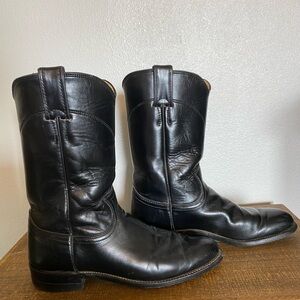 Black Justin Roper Boots L3703 (Cora)